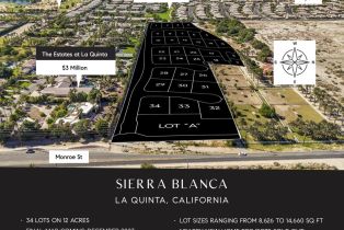 Land, 54721 Monroe St Street, La Quinta, CA  La Quinta, CA 92253