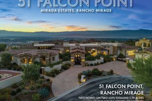 Single Family Residence, 51 Falcon Point, Rancho Mirage, CA  Rancho Mirage, CA 92270