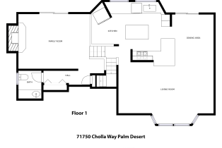 Single Family Residence, 71750 Cholla way, Palm Desert, CA 92260 - 66