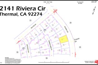 Land, 2141  RIVIERA-Imperial CIR, Thermal, CA  Thermal, CA 92274