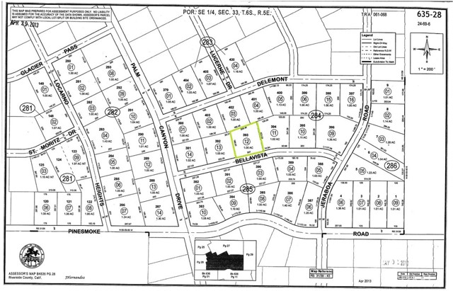 , 63528412 Bella Vista, Mountain Center, CA 92561 - 1